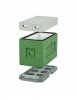 6-frame hive  - Dadant - painted (green - gray)